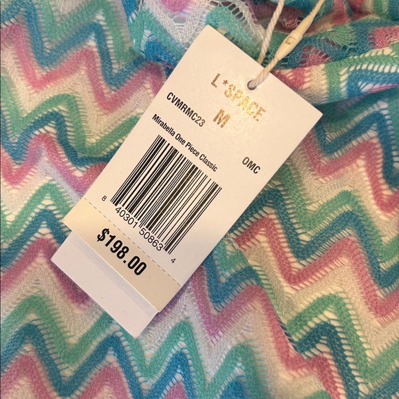 L*Space Multicolor Zigzag One Piece Swimsuit - Picture 3 of 3